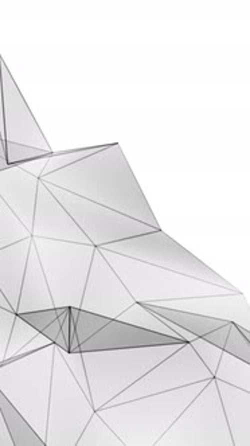 Abstract White Vertical Geometric Plexus Loop Background