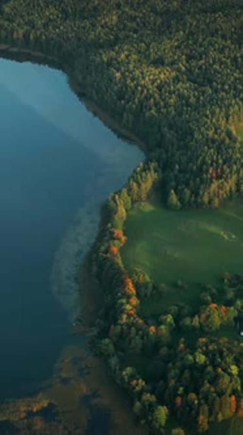 Aerial View Of Lakes Rivers