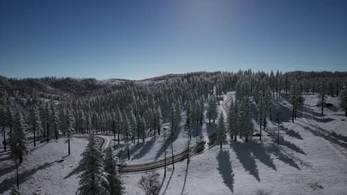 Splendid Alpine Scenery in Winter