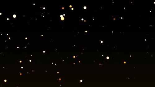 Abstract Gold Particles Loop