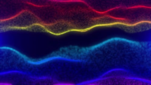 Fondo de partículas de color degradado