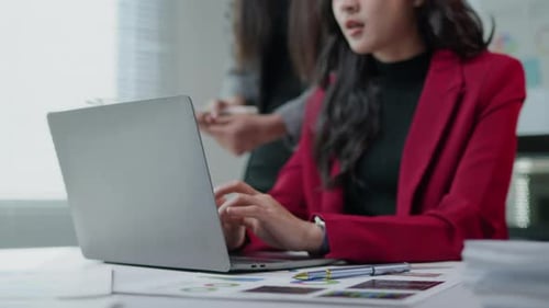 Collaborative esg strategy meeting corporate office