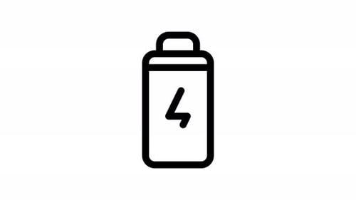 Animation des Batterieladegerätesymbols