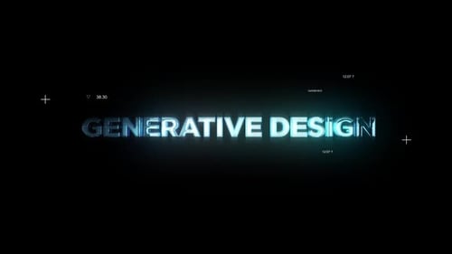 Futuristic Digital Glitch Text Title Animation