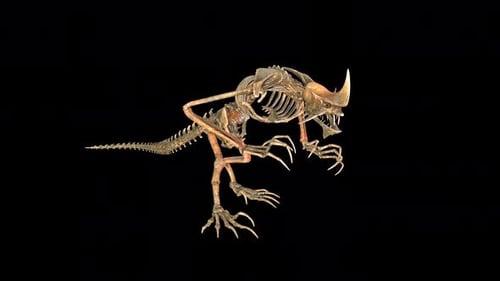 Devil Dinosaur Skeleton Idle