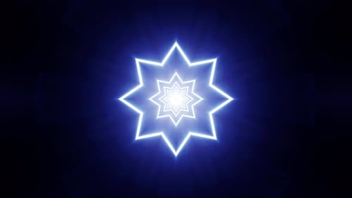 Shiny Snowflakes Background Animation