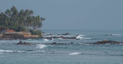 Sri Lanka Unawatuna Ocean Wave
