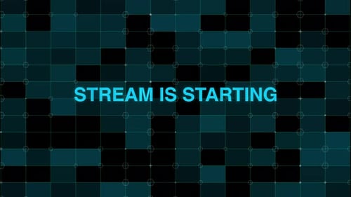 Stream Is Starting On Green Seamless Loop