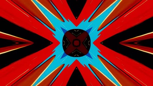 Psychedelic Symphony Bright Kaleidoscope Visual Effects