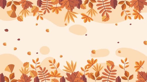 Autumn Frame Background