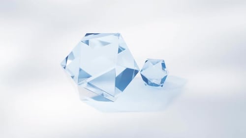 Abstract shiny glass geometry background