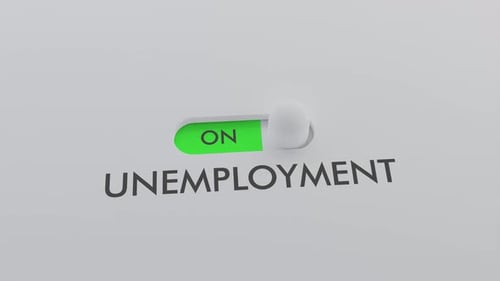 Switching on the UNEMPLOYMENT switch