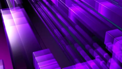 Futuristic Purple Geometric Abstract Digital Background Animation