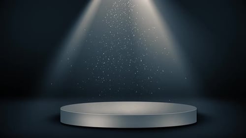 3D Podium Minimal Stage Stylish Minimalistic Design Mock Up for Product