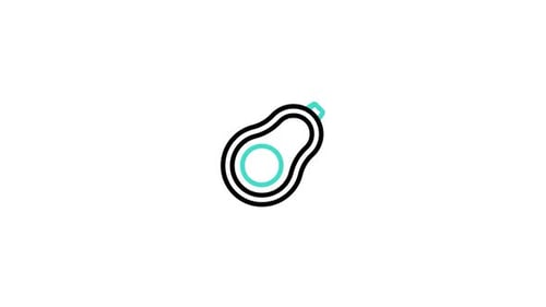 Avocado Animated Icon