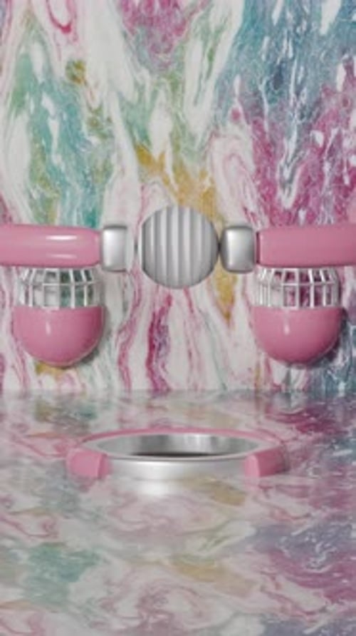 Slice 3D Loop Shapes Animation