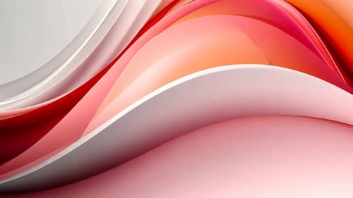 Abstract wavy shapes in vibrant colors (3)
