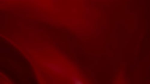 Elegant Red Fluid Fabric Motion Background Loop