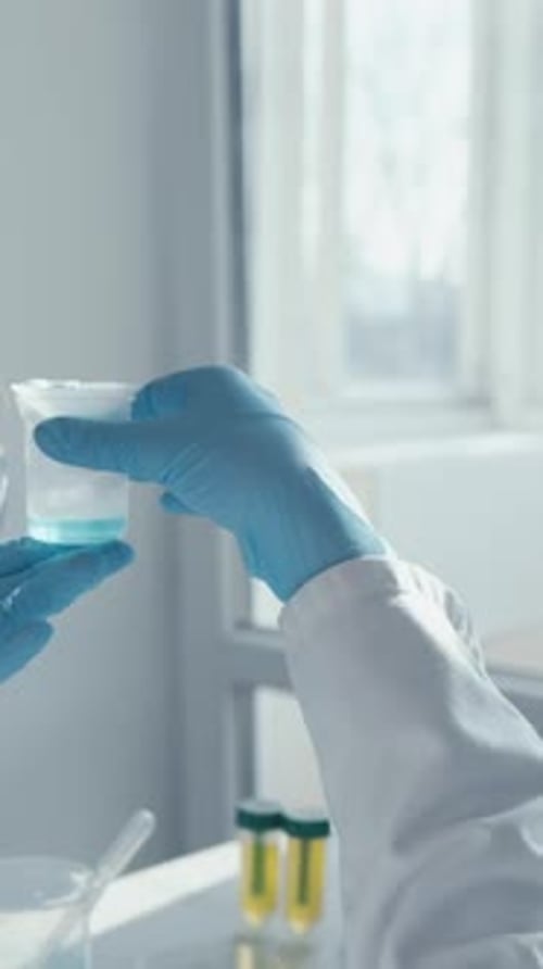 A Dedicated Laboratory Researcher is Meticulously Analyzing Complex Data Sets Within a Cuttingedge