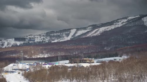 Skigebiet Gorny Vozdukh in Sachalin