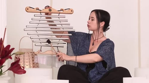 Yoga Instrument Meditation Flow Chimes Woman Sound