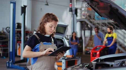 Mechanic Checking Car Performance