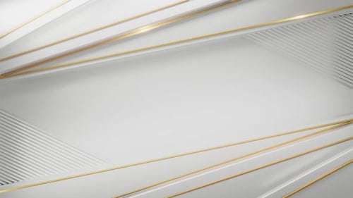 Elegant Abstract Gold Lines Motion Background Loop