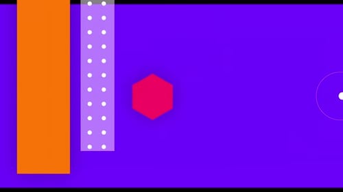 Abstract Colorful Geometric Motion Graphics Background