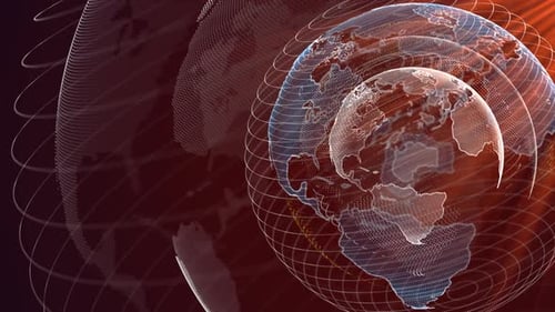 Mapa de la Tierra, conexión digital y red social, mundo global, negocios, finanzas y criptomonedas