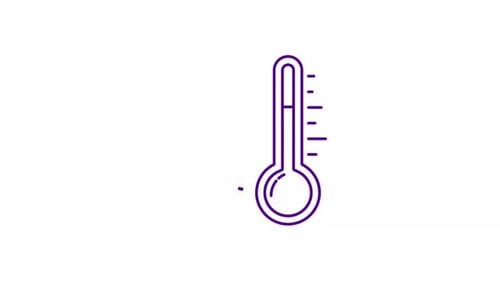 Animated Temperature lcon