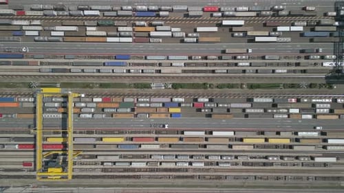 Container Terminal Top View