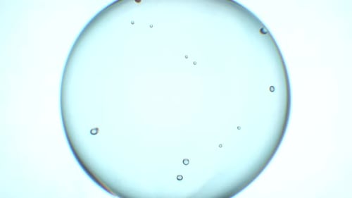 Abstract Fluid Bubble Morphing and Expanding Background