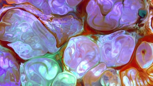 Abstract Colorful Ink Movements Spreads On Water Texture 30