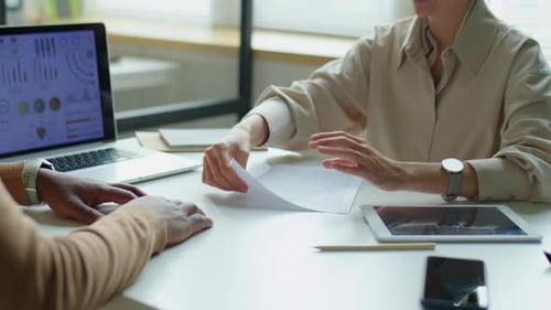 Business Agreement Signed in Bright Modern Office