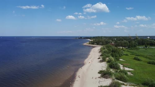 An Aerial view of Baltic Sea