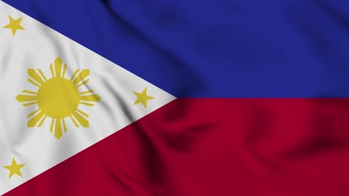 Waving Flag of The Philippines