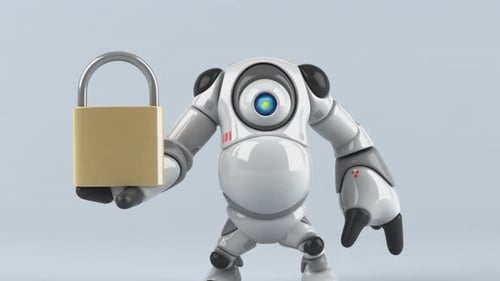 Großer Roboter - 3D-Animation