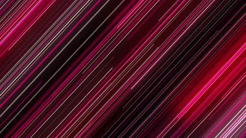 Abstract Digital Stream of Glowing Red Speed Lines