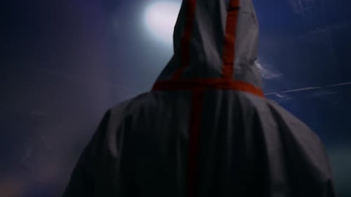 Doctors and Infected Patient in Hospital, Coronavirus Concept