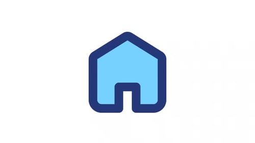 Animated Home Color Ui Icon