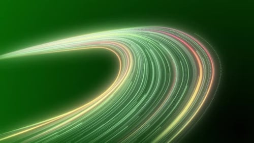 Abstract Glowing Speed Lines Motion Background