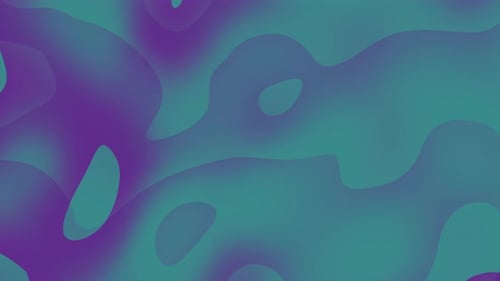 Abstract Fluid Organic Shapes Looping Background Animation