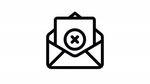 cancel line icon animation