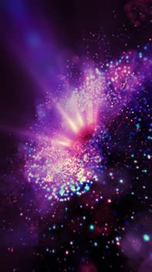 Abstract Light Particles Vertical Energy Loop