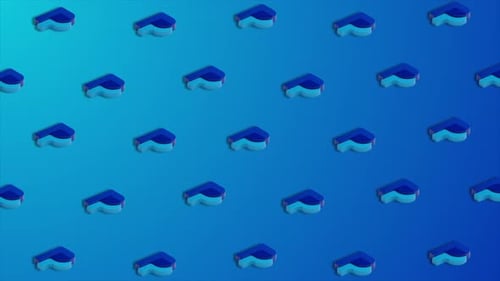 Paypal Social Media Icons Animation Hintergrund Loop