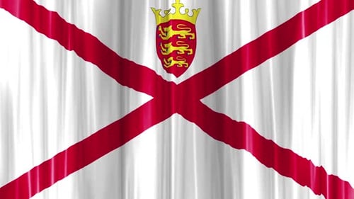 Waving Jersey Flag Loop Animation