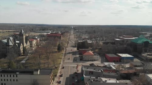 Delaware, Ohio Street Dolly Shot