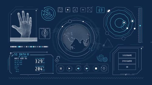 Animated Infographics On The Theme Of Protection Of Online Transactions