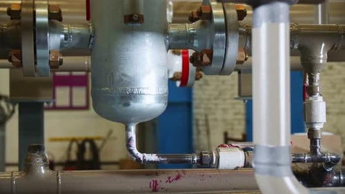 System with Canister Processes Gas at Compressor Station