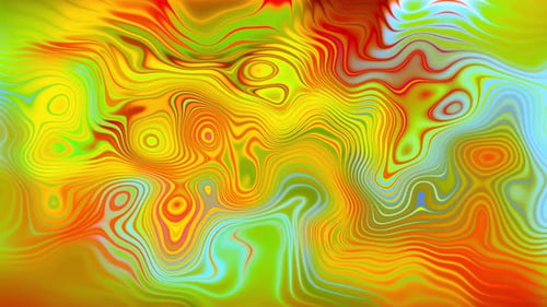 Bunter glänzender, wellenförmiger, abstrakter Hintergrund